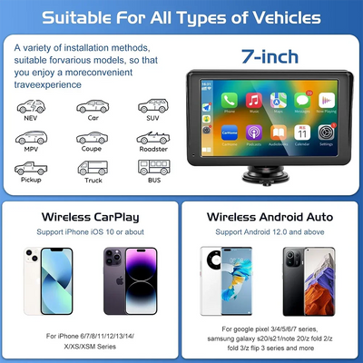 Pantalla CarPlay Universal 7 Pulgadas