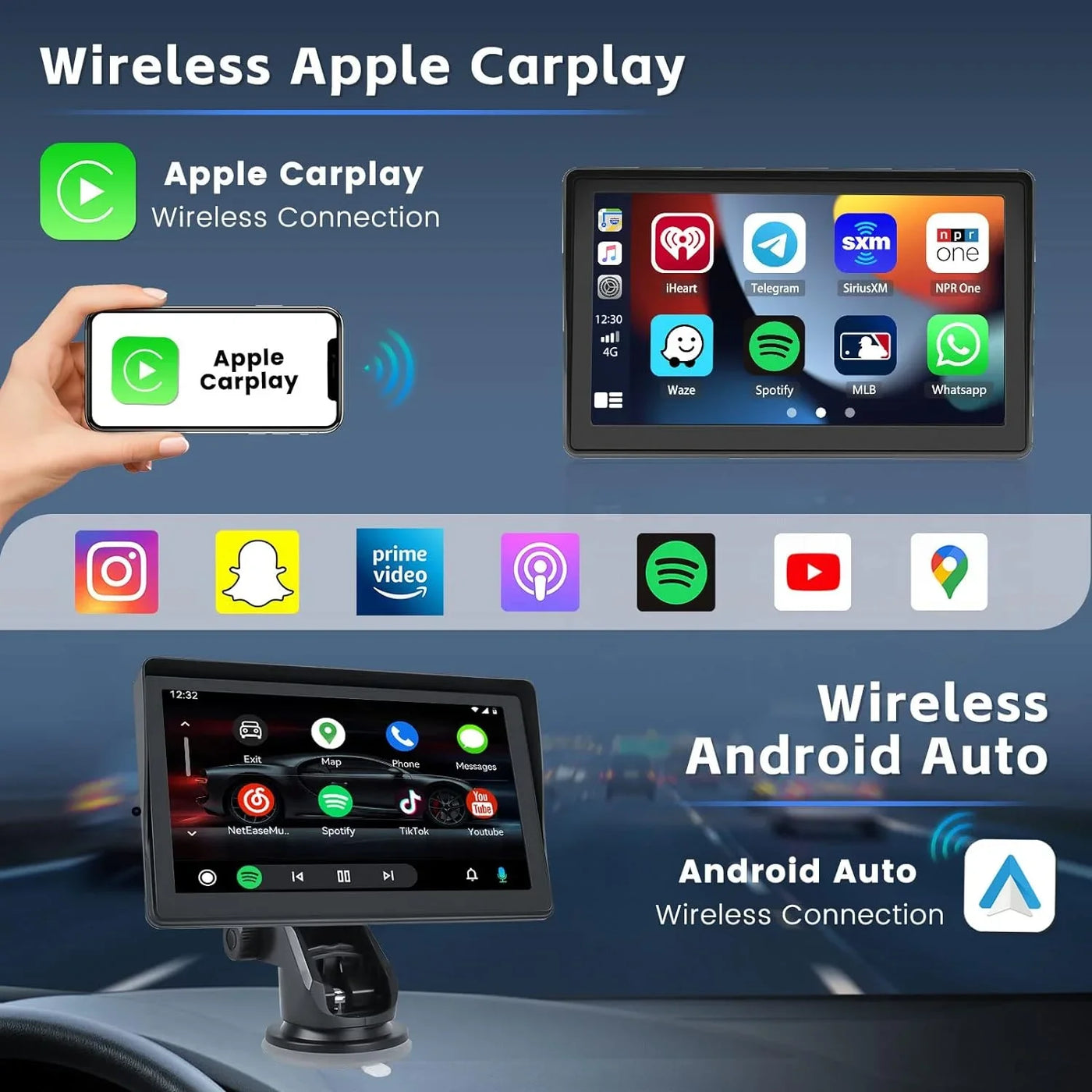 Pantalla CarPlay Universal 7 Pulgadas