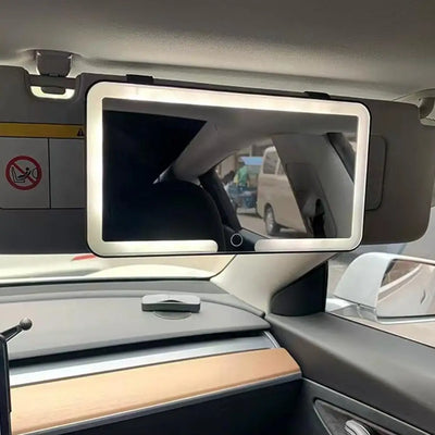 Espejo de tocador LED para coche con 3 modos