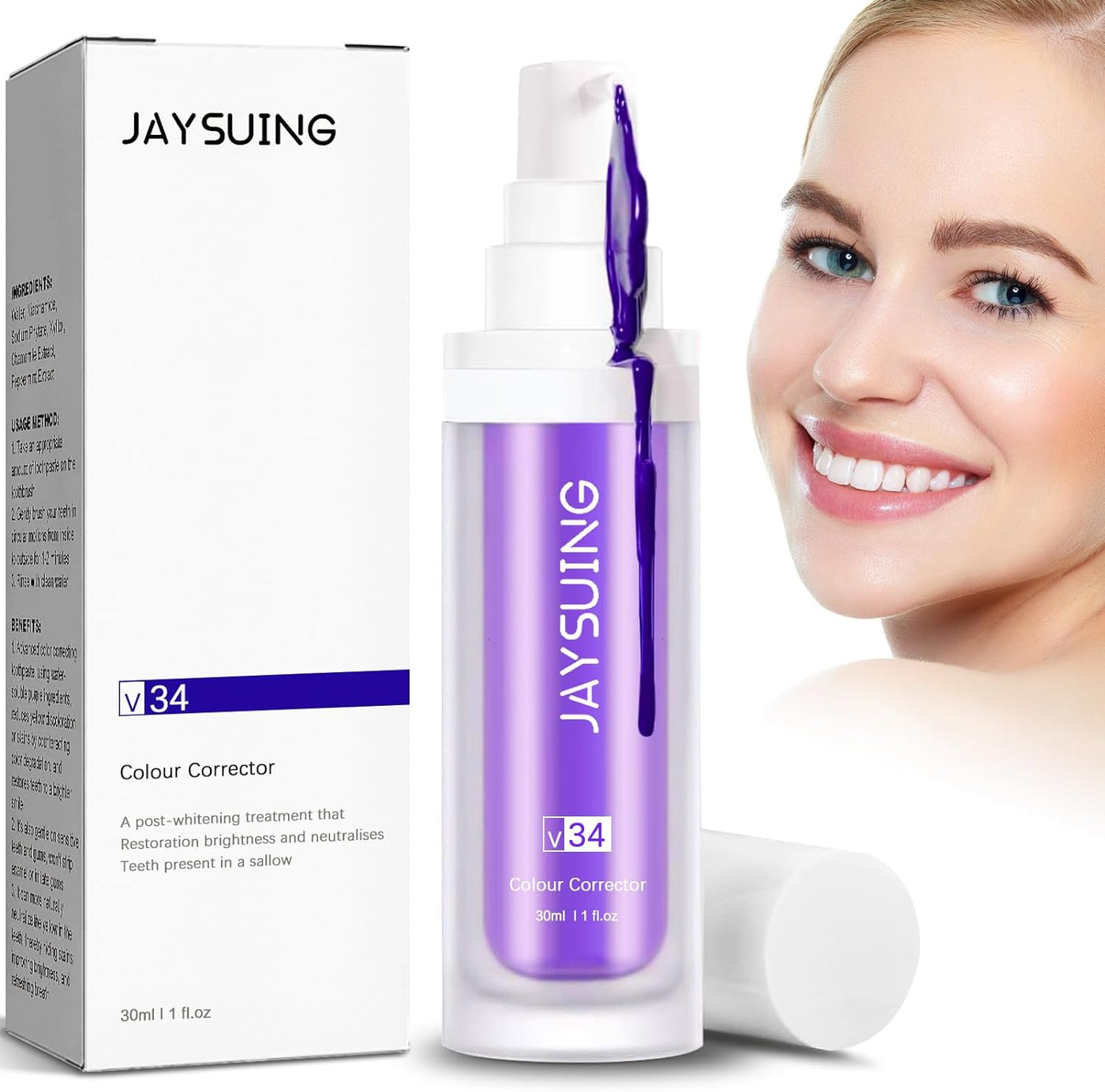 Blanqueador Dental Morada  JAYSUNG v34